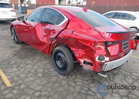 2022 Lexus Is 350 F Sport z USA, uszkodzony, nr VIN JTHGZ1B2XN5053614